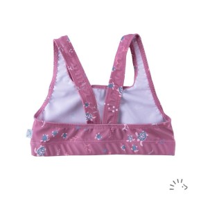 Iobio Kinder UV Bikini Oberteil Turtle Mauve 98/104 Polyamid-Elasthan