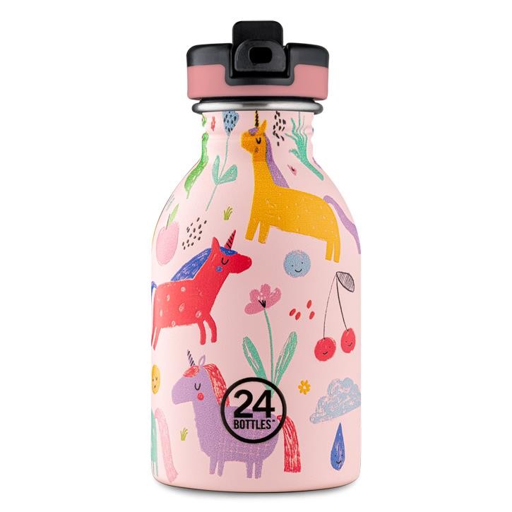 24bottles Urban Bottle 250ml Magic Friends Trinkflasche mit Sport Lid aus Edelstahl