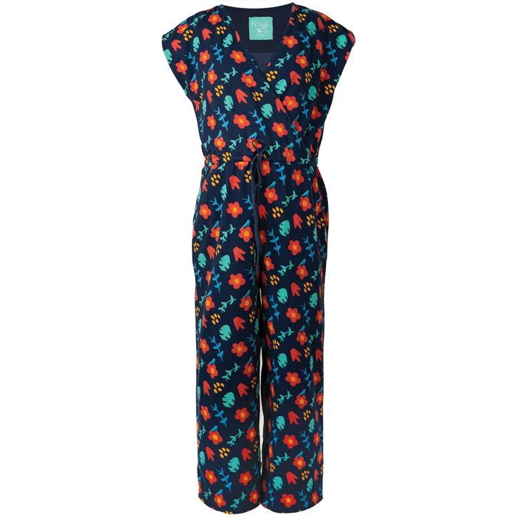 Frugi Juniper Overall  Indigo Floral