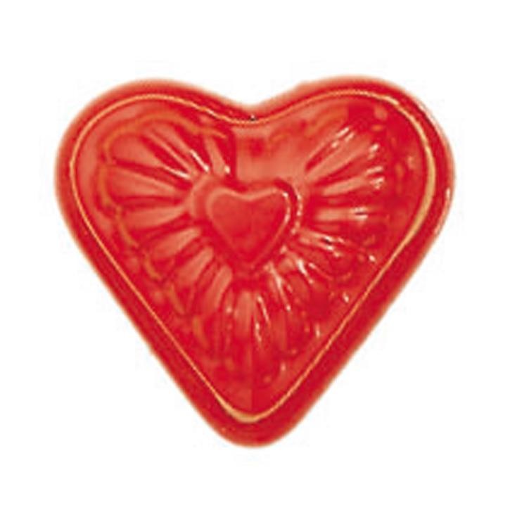 Glückskäfer 535021 Relief-Sandform Herz, rot