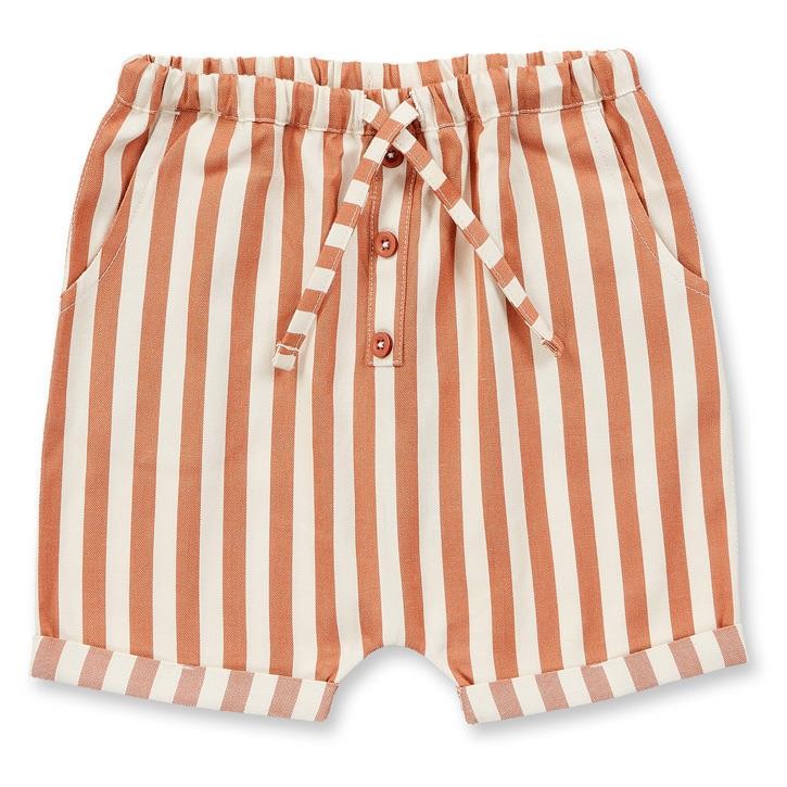 Sense Organics LEI Baby Shorts Cinnamon Stripes Baumwolle kbT